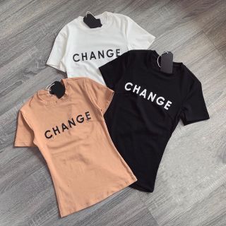 ⭕️Áo thun chữ CHANGE form body siêu chuẩn