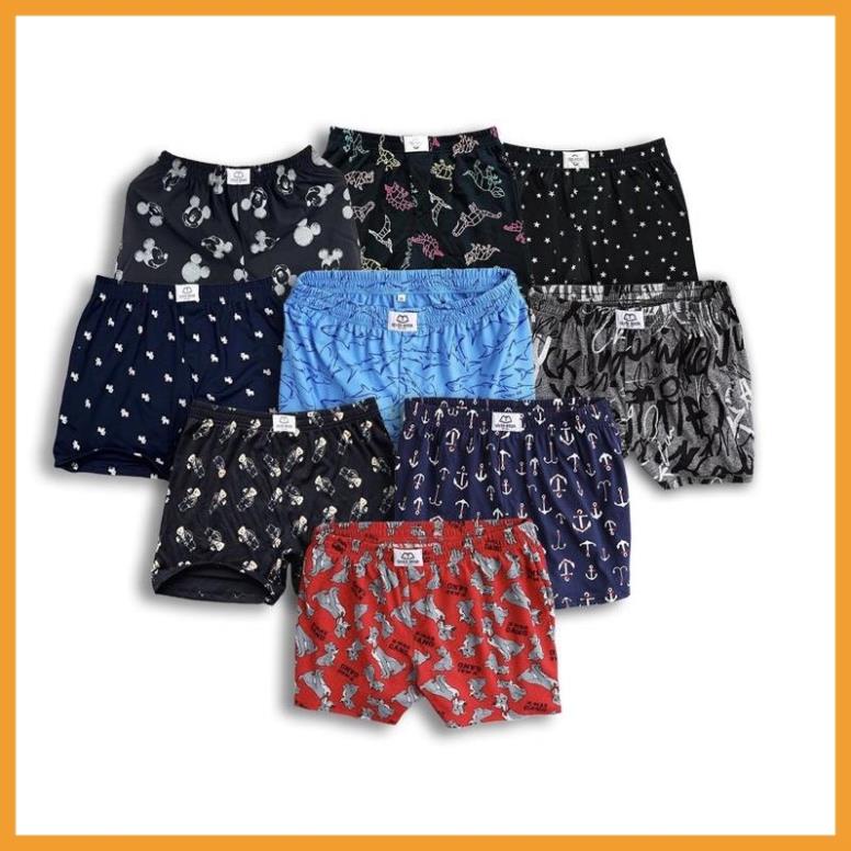 Quần đùi nam thun cotton mặc ngủ thoải mái SEVEN BOXER (BIG SIZE)