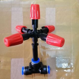 Combo 5 béc phun sương 5 hướng dùng ống 8mm