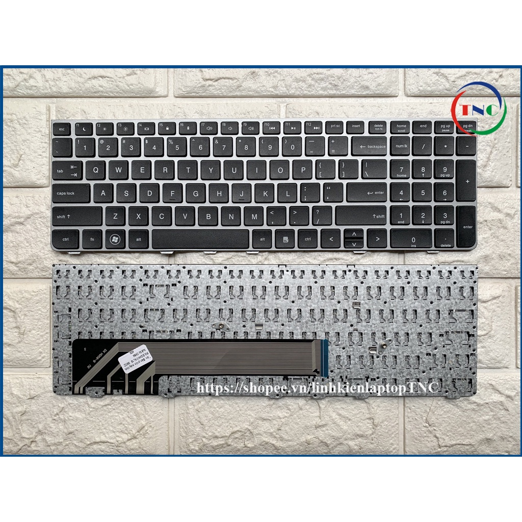 Bàn phím Laptop HP ProBook 4530 , 4530S , 4535S CÓ KHUNG MÀU BẠC Nhập Khẩu