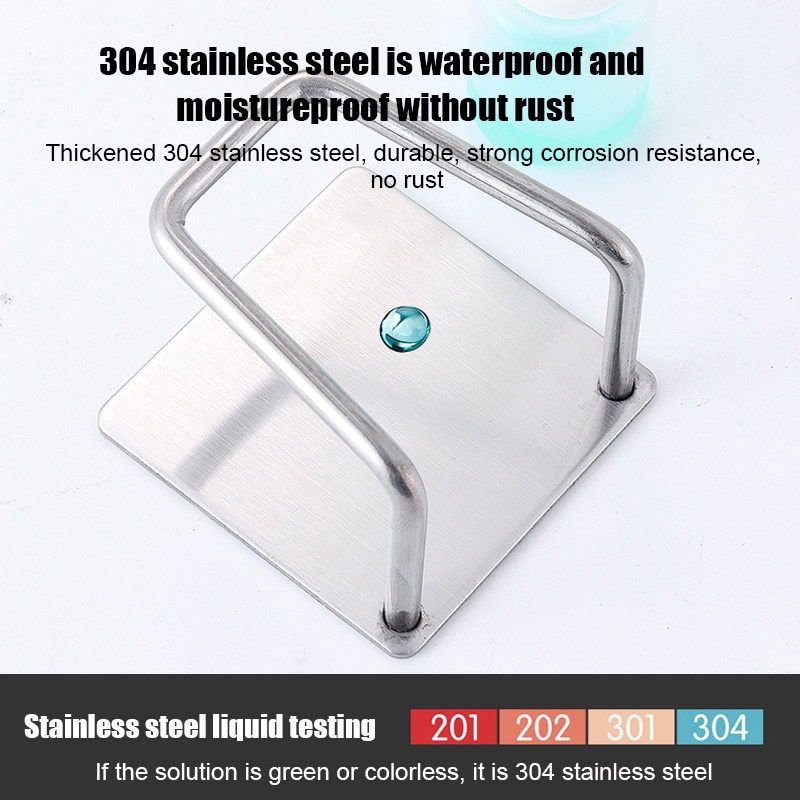 Giá Đỡ Mút Rửa Chén / Xà Phòng Bằng Thép Không Gỉ Tiện Dụng Cho Nhà Bếp / Phòng Tắm