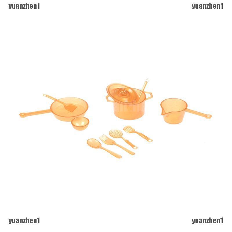 Set 1 / 10 Dụng Cụ Ăn Uống Mini Dành Cho Nhà Búp Bê