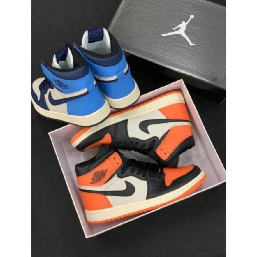 Giày NlKE Đen cam cao cổ chuẩn 1:1 - Full bill/box cực chất | BigBuy360 - bigbuy360.vn