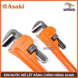 Kìm nước mỏ lết răng chính hãng Asaki 10inch AK-0632 chuyên dụng sửa ống nước, Mỏ Lết Sửa Ống Nước