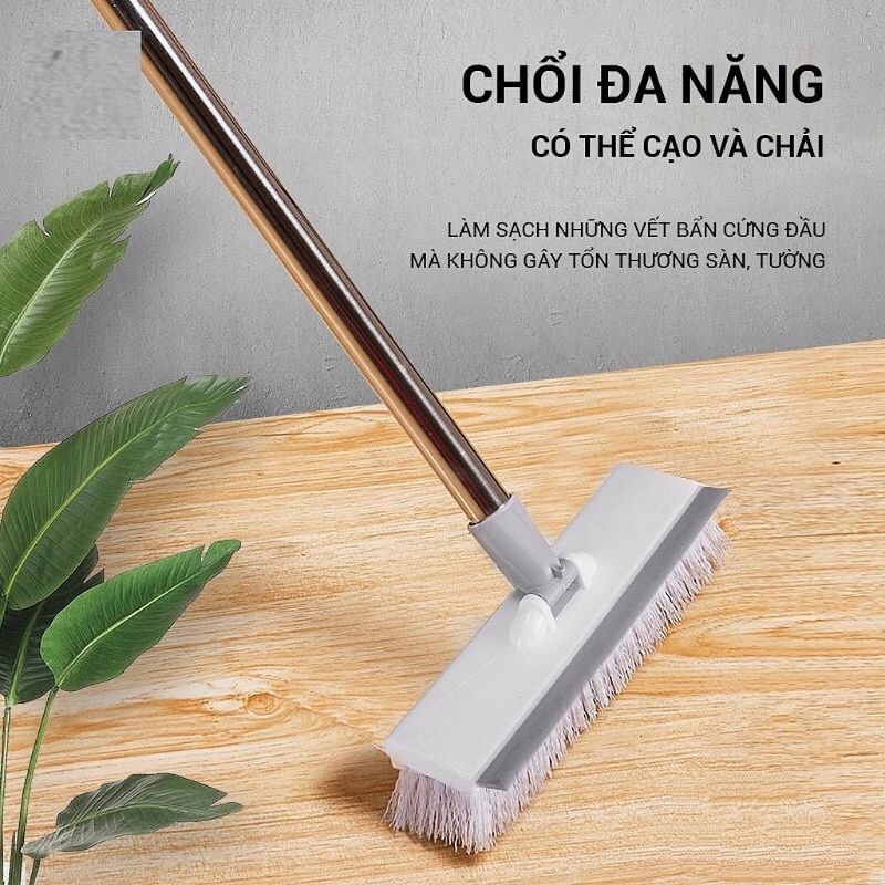 Chổi 2 đầu chà sàn gạt nước thông minh Misy home 2 chức năng trong 1