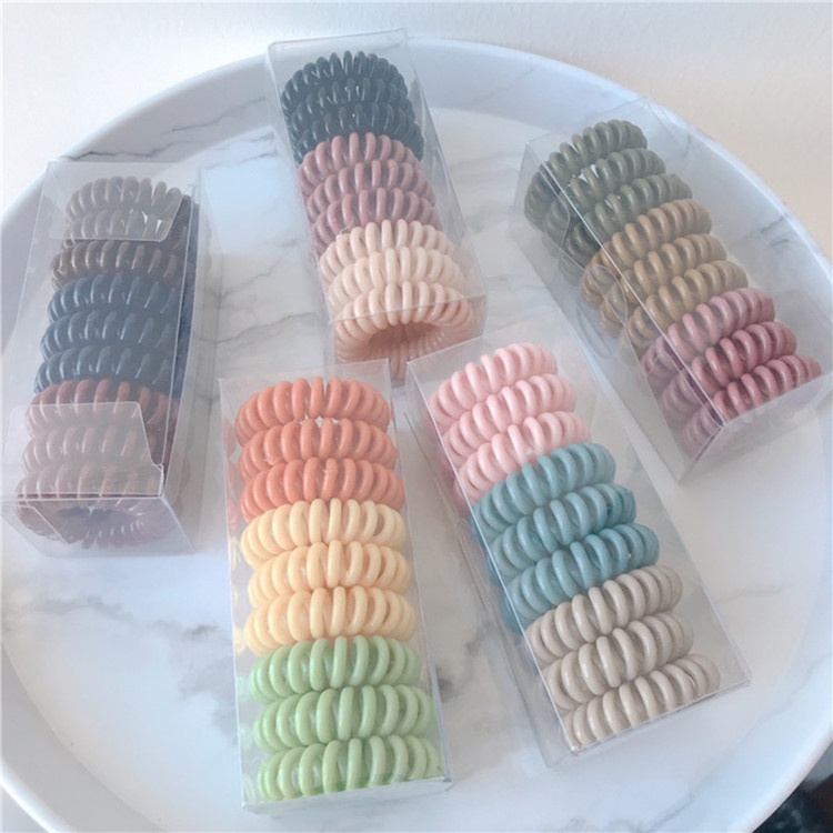 Dây Cột Tóc Co Giãn Đính Nơ Màu Sắc Ngọt Ngào Phong Cách Hàn Quốc Cho Nữ