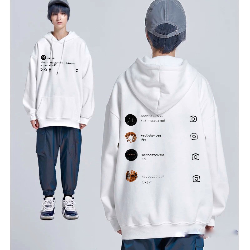 Hoodie Nỉ Nam Sadboiz Why Are You Form Rộng Nhiều Màu
