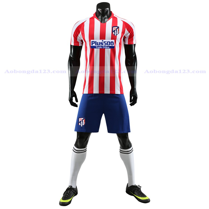 Bộ quần áo bóng đá CLB Atletico Madrid sân nhà 2019-2020 chất thun lạnh