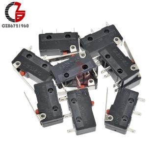 10Pcs KW11-3Z 5A 250V Microswitch 3Pin Tact Buckle Micro Sensitive cho thiết bị gia dụng