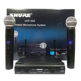 Micro không dây shure UHF 555