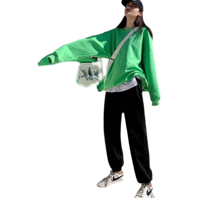 NRVP Quần thể thao ống rộng phong cách thời trang Hàn Quốc dành cho nam và nữ