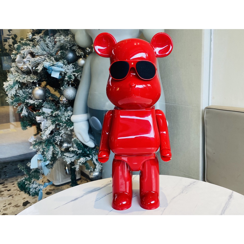 Loa bluetooth không dây chính hãng, Loa hình thú dễ thương nghe nhạc hay, Loa gấu Bearbrick  trang trí đẹp &quot;Hot 2022&quot;