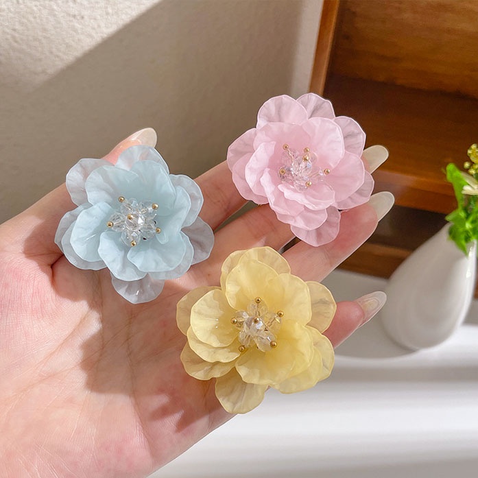 Kẹp Tóc Hình Hoa Mini Thời Trang Hàn Quốc Cho Nữ
