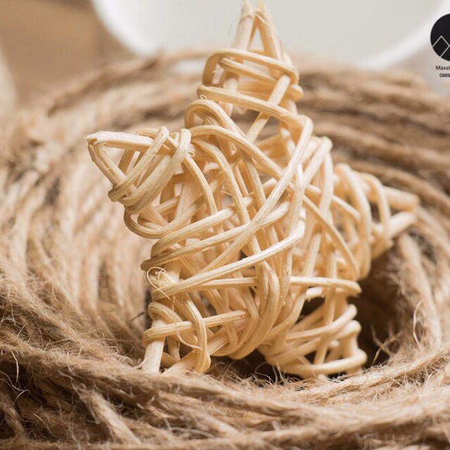 Ngôi sao mây, trái tim mây tre đan trang trí chụp ảnh noel, decor giáng sinh phụ kiện chụp ảnh sản phẩm handmade