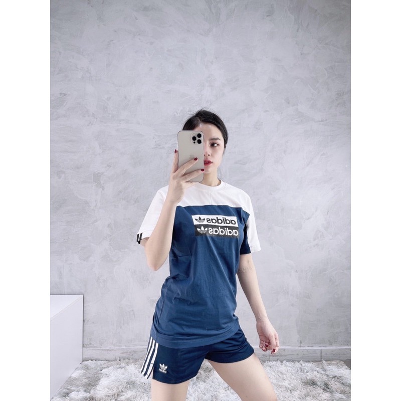 (HÀNG XUẤT XỊN) Quần short das xanh navy 3-Stripes Shorts Made in Cambodia full tag code  SIZE S M L