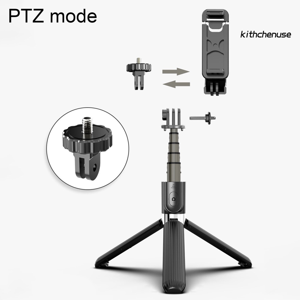 Gậy Selfie Bluetooth Không Dây Có Thể Gấp Gọn Cho Máy Ảnh Gopro | BigBuy360 - bigbuy360.vn