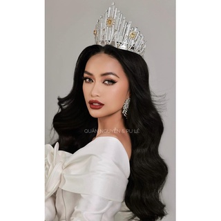 Khuyên tai Hoa hậu Ngọc Châu Miss Universe Vietnam 2022