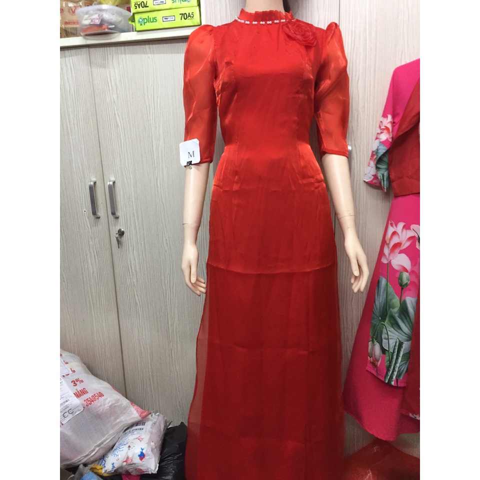 sale saleÁo dài 4 tà voan tơ kiếng cực đẹp size S, M giá rẻ