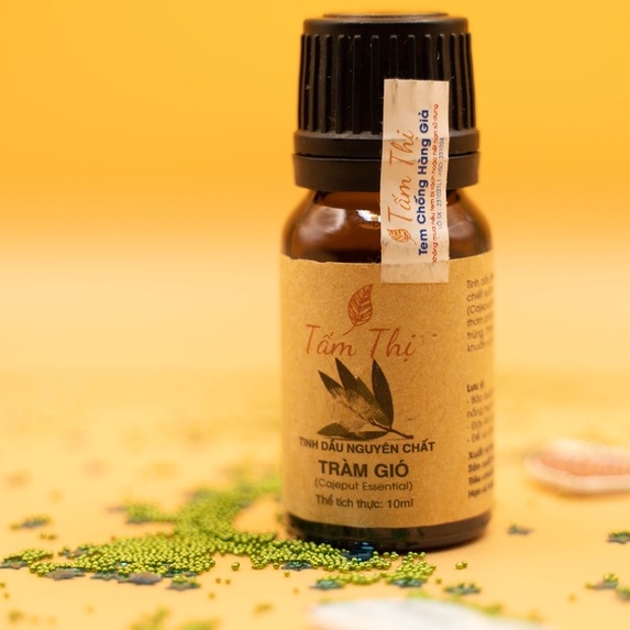 Tinh Dầu Tràm Gió Tấm Thị Là Tinh Dầu Thiên Nhiên Nguyên Chất 100% Lọ 10ML Tinh Dầu Tràm Thơm Phòng Đuổi Muỗi Khử Mùi