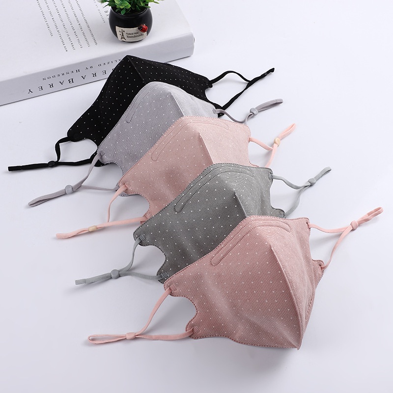 Khẩu Trang cotton 3 Lớp Chống Bụi Thoáng Khí Có Thể Tái Sử Dụng