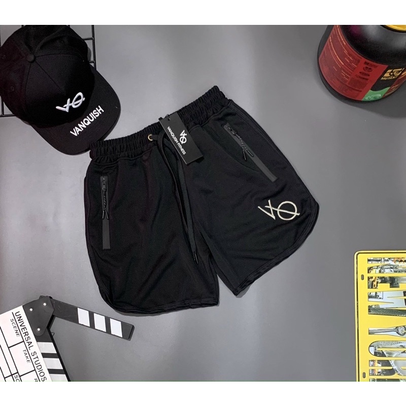 [sale sốc] quần short gym nam VANQUISH form ngắn tới đùi
