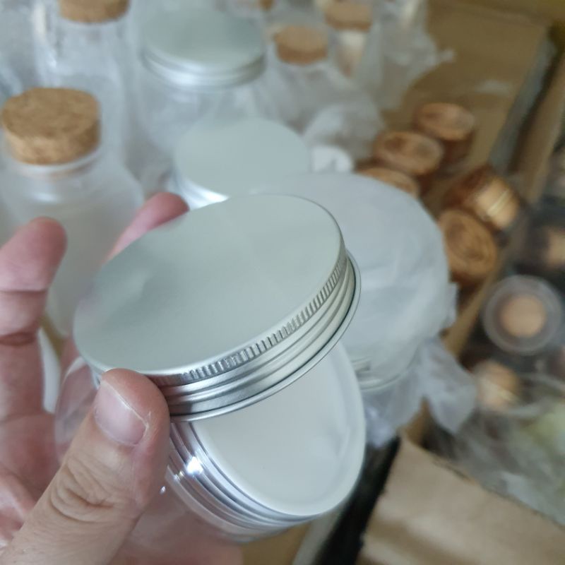 Hủ pet đựng kem body 100g, 250g, 500g trong suốt đựng mỹ phẩm cao cấp, sang trọng