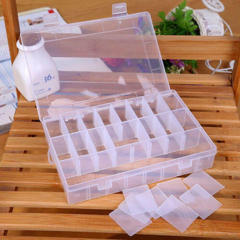 Ready Stock Convenient 10/15/24 Compartment Jewelry Box