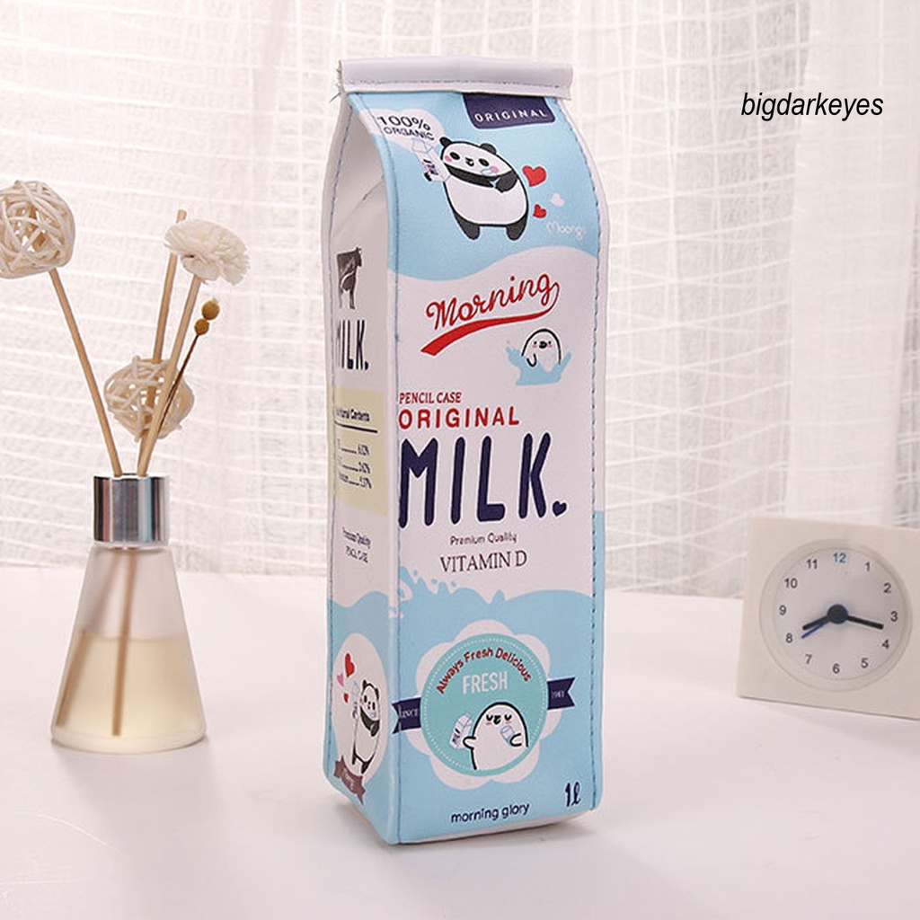 Túi Đựng Bút Bằng Da Giả Khóa Kéo Sức Chứa Lớn Tiện Dụng