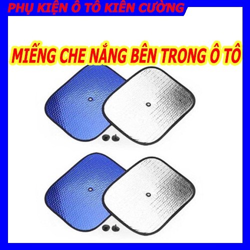 Bộ 2 miếng che nắng bên trong ô tô, xe hơi loại dày dặn