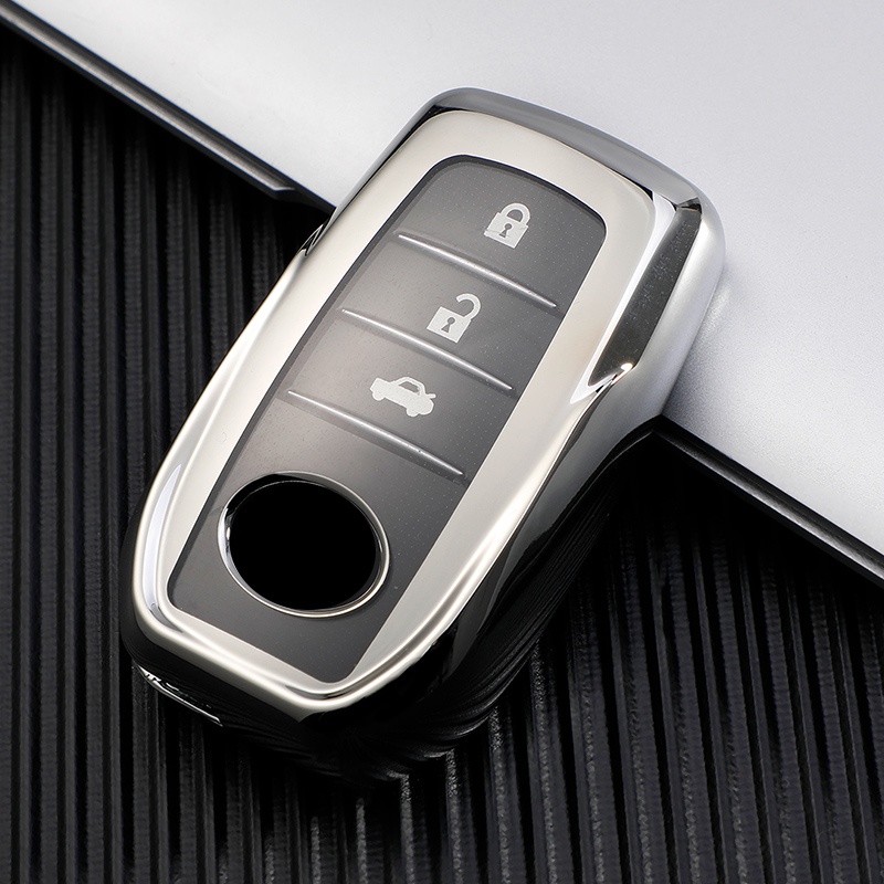 Tpu Vỏ Bảo Vệ Chìa Khóa Xe Hơi Toyota Hilux Fortuner Land Cruiser Camry Coralla Crown RAV4 Hoogland RIEZ PRADO Innova