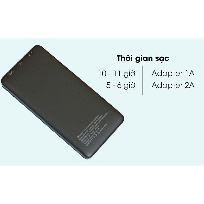 Pin sạc dự phòng không dây 10.000 mAh Xmobile PJ JP151 90%