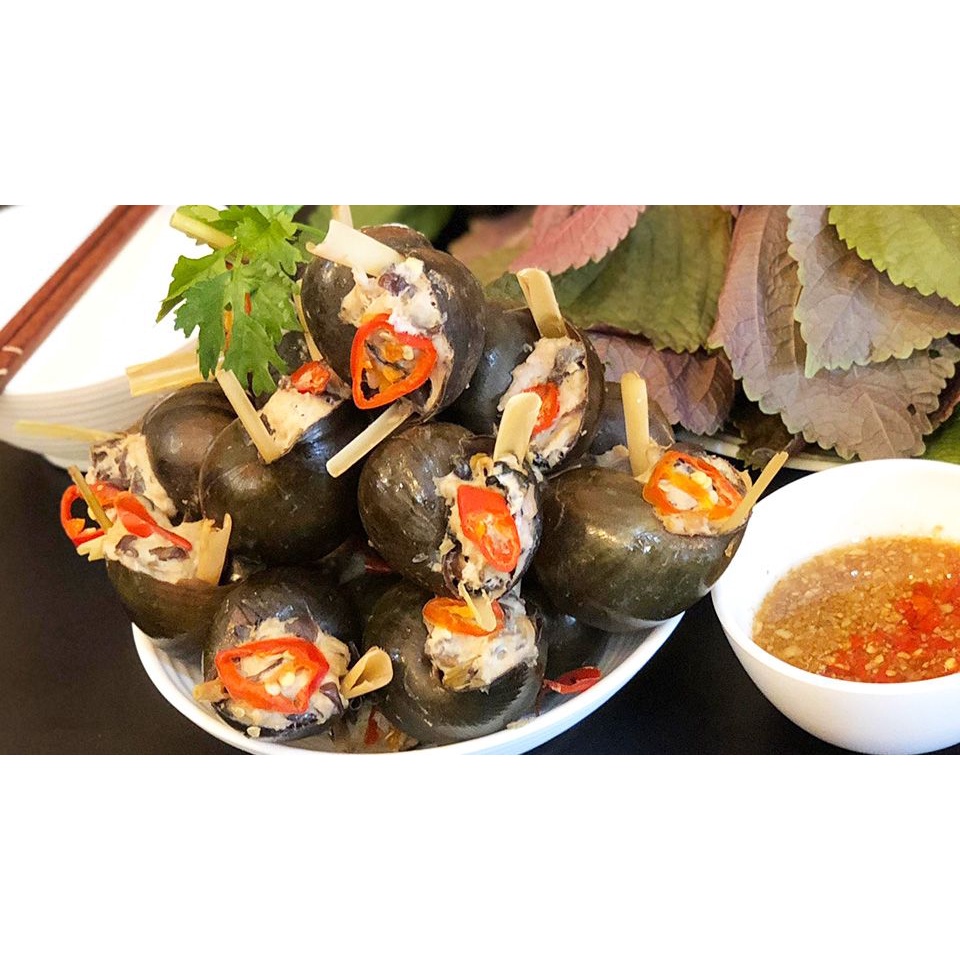 Ốc Bưu Nhồi Thịt Khay 12 con