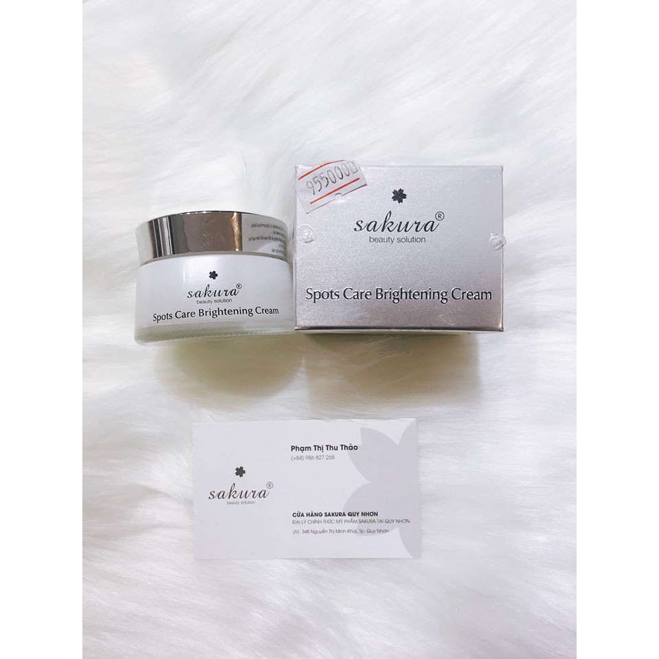 sakura spots care brightening cream