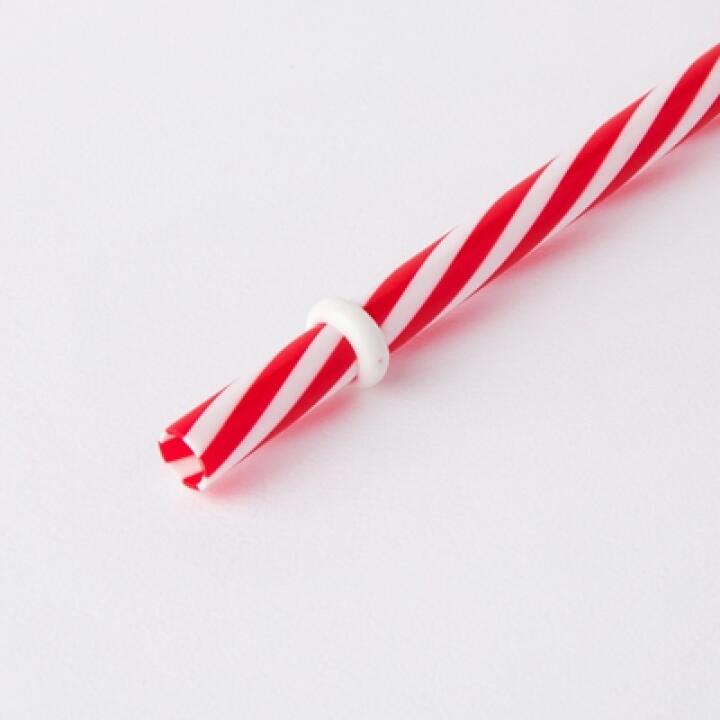 Cốc Thủy Tinh ARTBOX Hàn Quốc Mason Jar Có Ống Hút Màu Đỏ