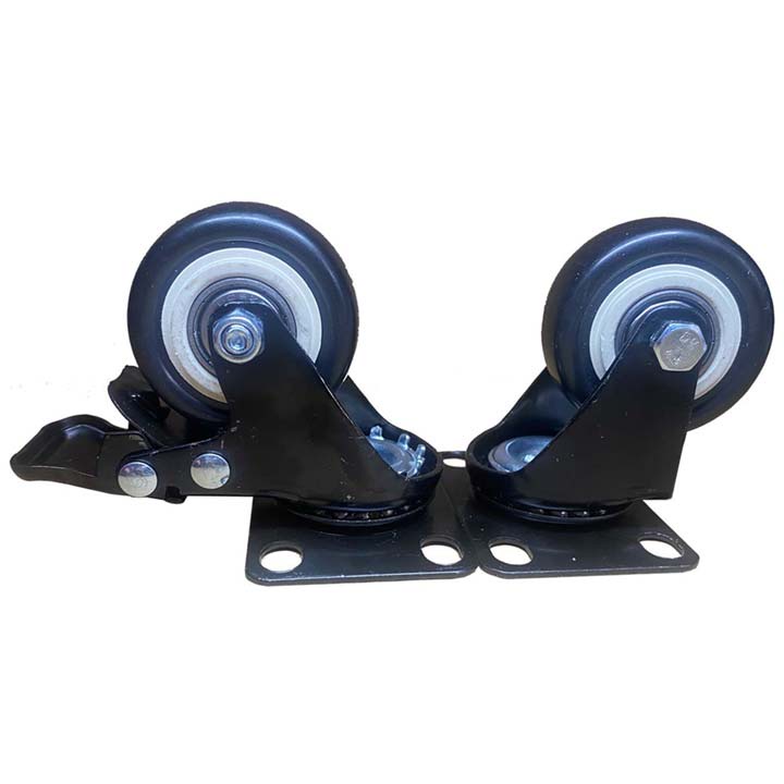 BÁNH XE KẸO KÉO BẰNG NHỰA PU 65mm