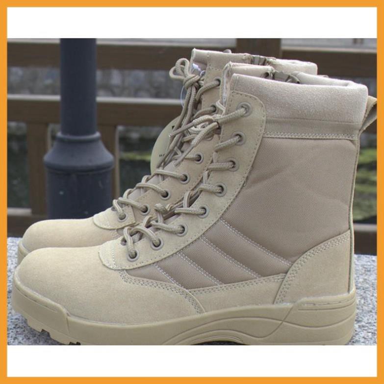 Giày Boot Nam SWAT Cao Cổ Phong Cách Chiến Thuật