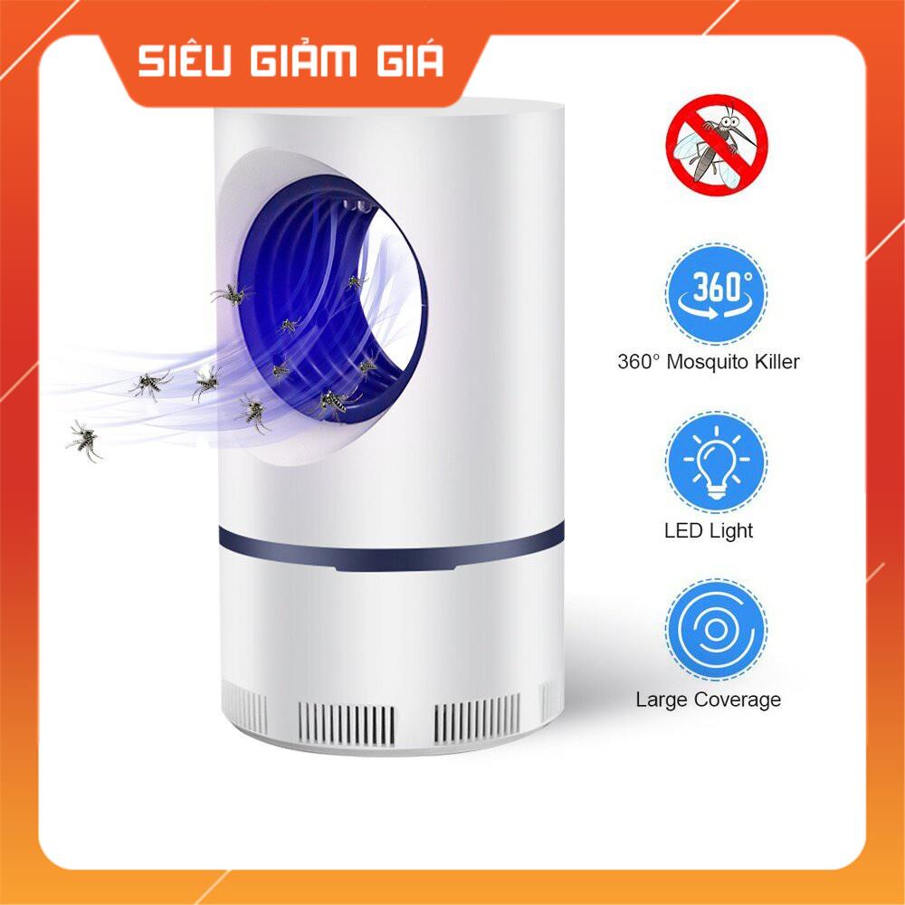 Đèn Bắt Muỗi Hình Trụ Sạc Cắm Cổng  USB Đa Năng Tiện Dụng