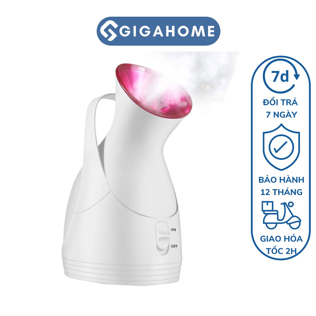Máy Xông Mặt Bằng Hơi Nước Nano Ion Ấm GIGAHOME Dưỡng Ẩm Và Làm Mềm Da 2298