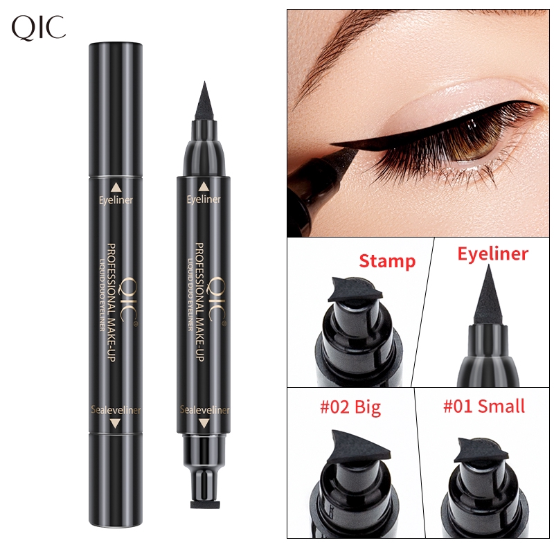 Bút Kẻ Mắt Nước Qic Hai Đầu Chống Thấm Nước Và Mồ Hôi