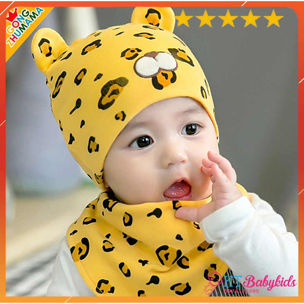 Nón Cho Bé - Nón Cho Bé Trai Họa Tiết Hổ Vàng Đáng Yêu