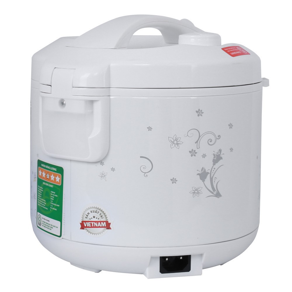 Nồi Cơm Điện Comet 1.2 Lít CM8028 - Nắp Gài - Hàng Chính Hãng