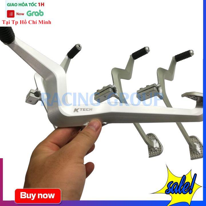 Cần Số 2 Chiều Xe Máy Ex150 Ktech Sấm Sét Màu Bạc