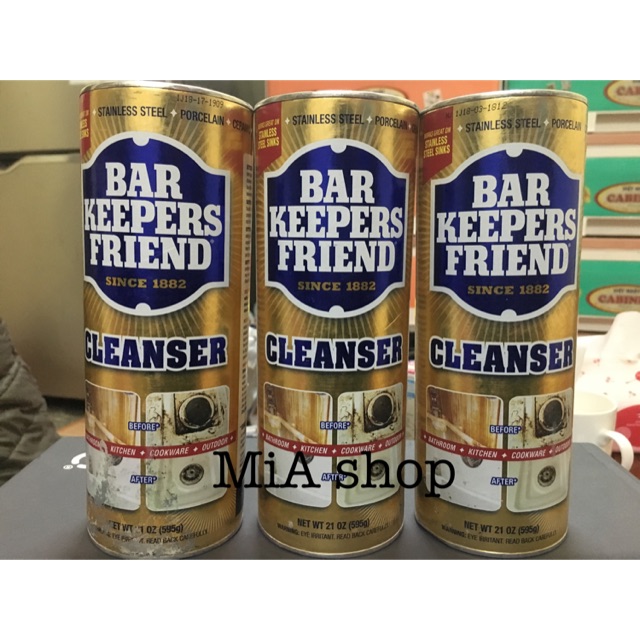 Bột Bar Keepers Friend 595g đánh bay mọi vết bẩn