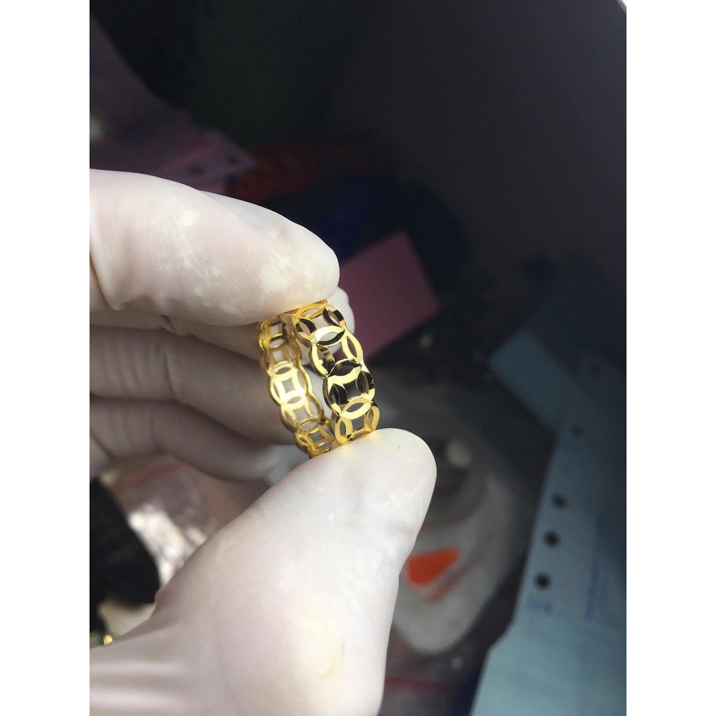 Trang Sức GiVi Nhẫn  Cao Cấp In Loại 1 Chỉ CAM KẾT KHÔNG ĐEN -  KHÔNG NGỨA