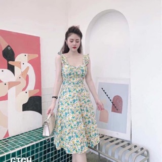 Váy hoa sang chảnh còn sz L sale sốc