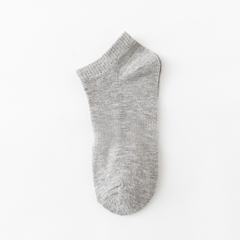 Tất trơn basic cotton cổ cao - trung - ngắn, vớ nam nữ trắng đen xám Yinxx TV00