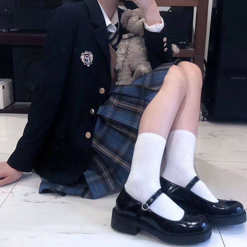 Giày cao gót Mary Jane Giày Cao Gót Thiết Kế Phong Cách Lolita Nhật Bản Thời Trang Xuân Thu