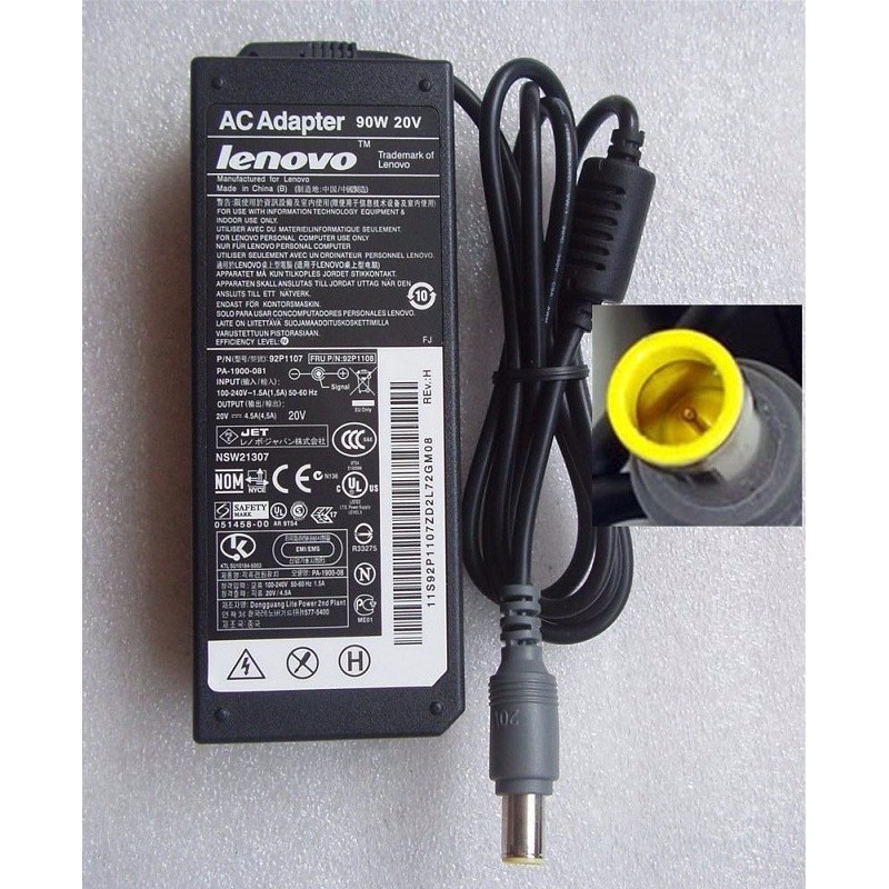 Sạc laptop Lenovo. T60 T61 T60P