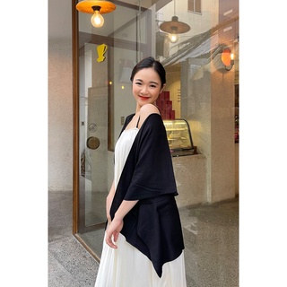 OLV - Áo khoác Black Plain Kimono Coat