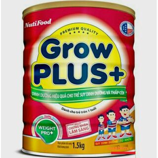 Sữa grow lus đỏ 1,5kg nutifood